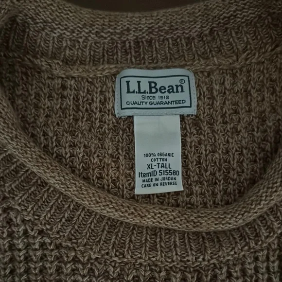 Men's LL Bean Roll Neck Sweater - Picture 3 of 4